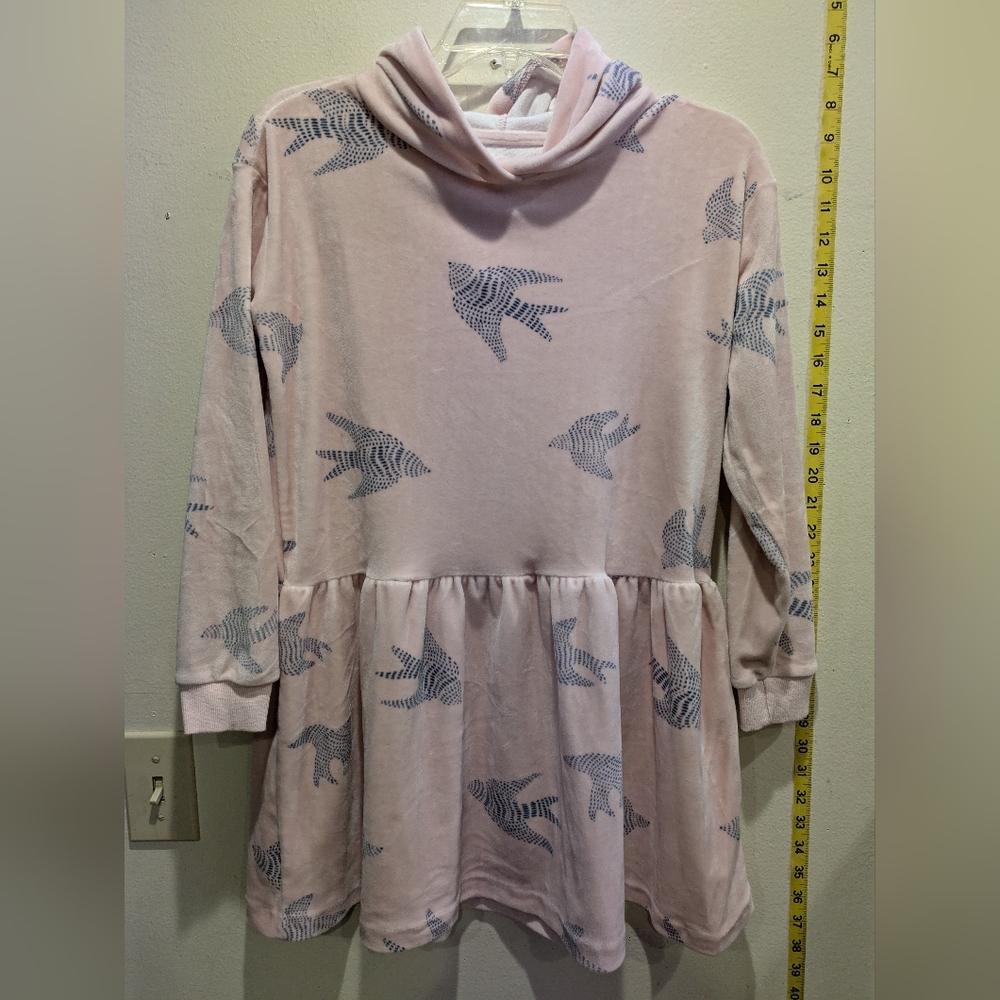 Gymboree Light Pink Hoodie Dress Size 10-12